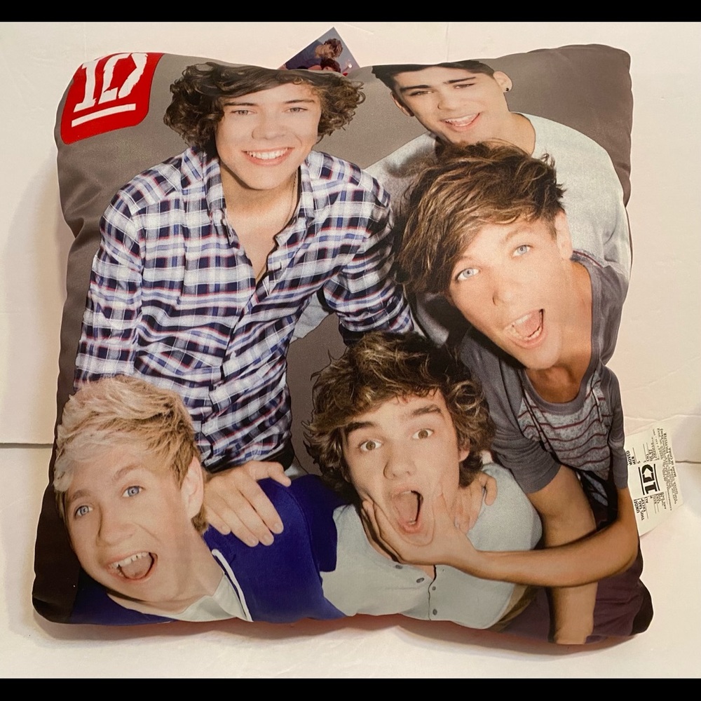 1D  One Direction  Pillow 14”Hx14”Wx5”D